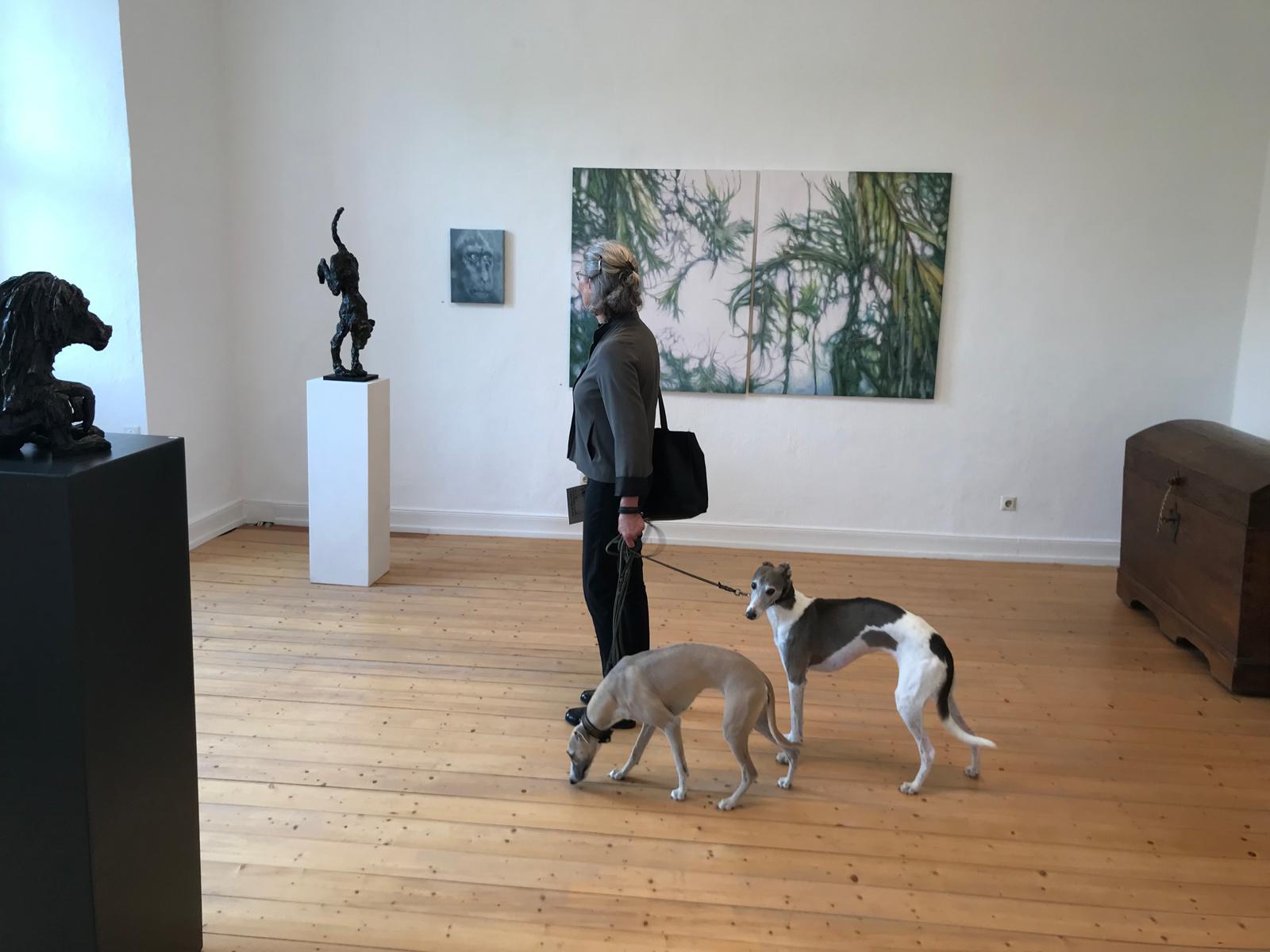 Foto von der Vernissage Manfred Maria Rubrecht