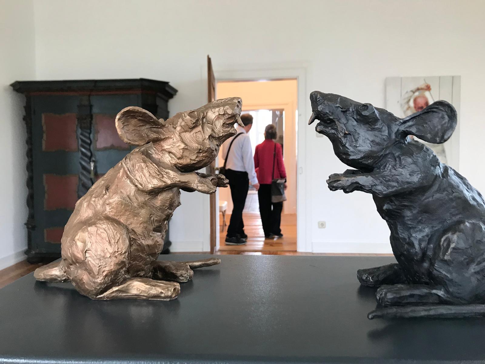 Foto von der Vernissage Manfred Maria Rubrecht