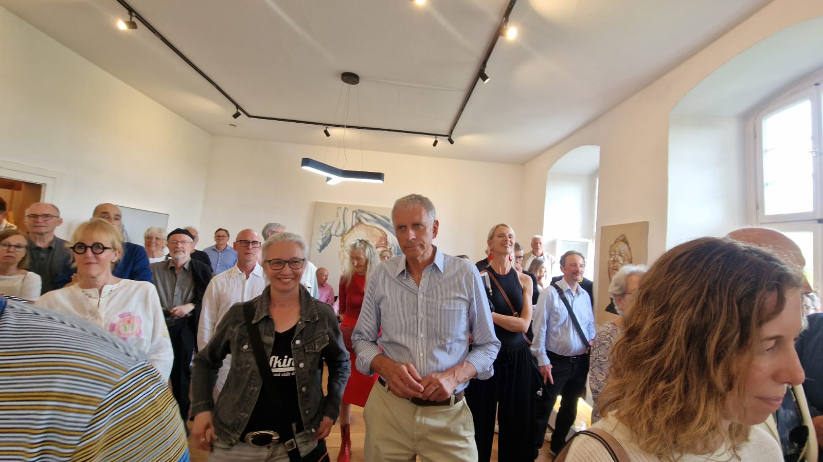Foto von der Vernissage Manfred Maria Rubrecht