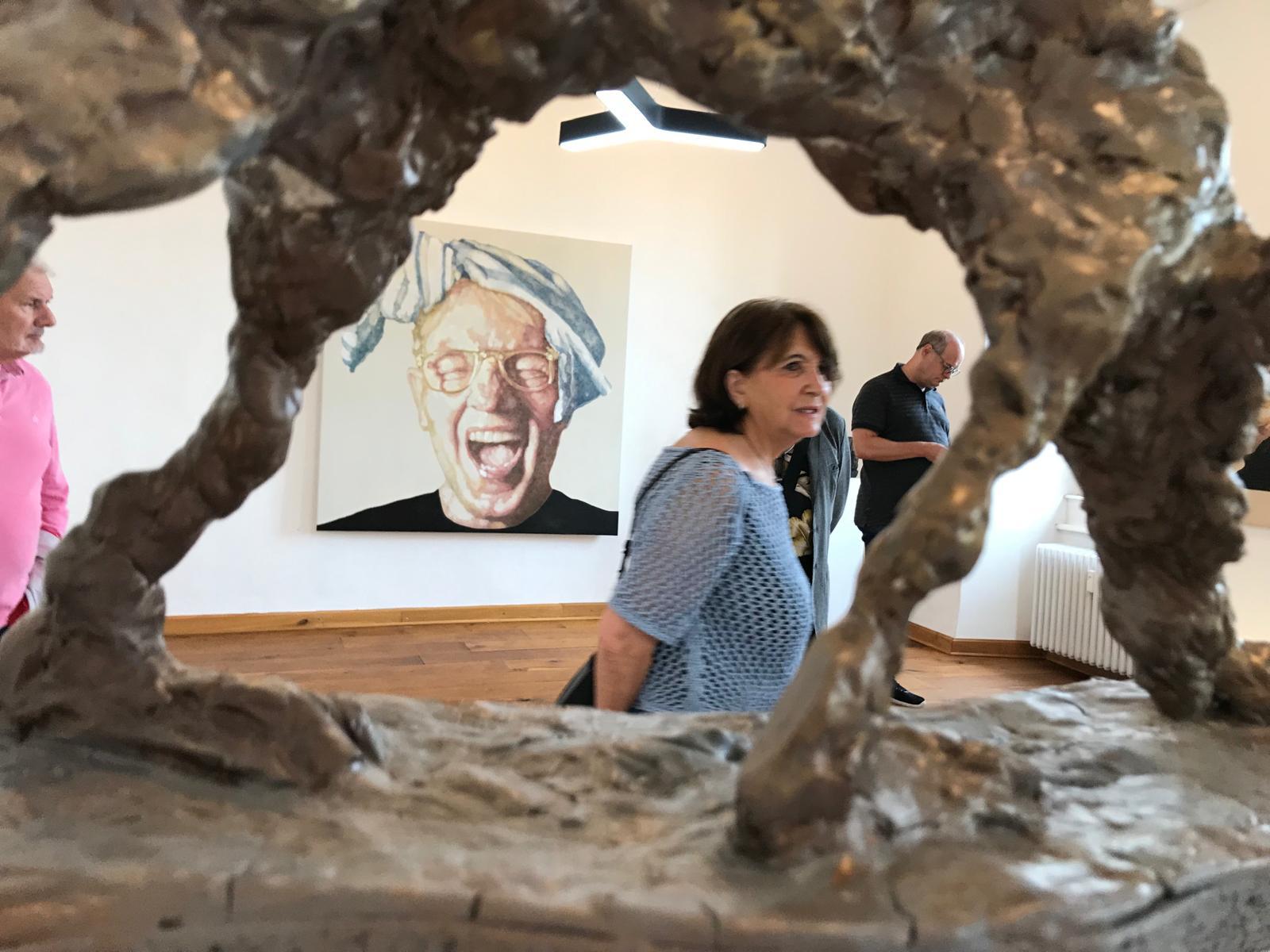 Foto von der Vernissage Manfred Maria Rubrecht